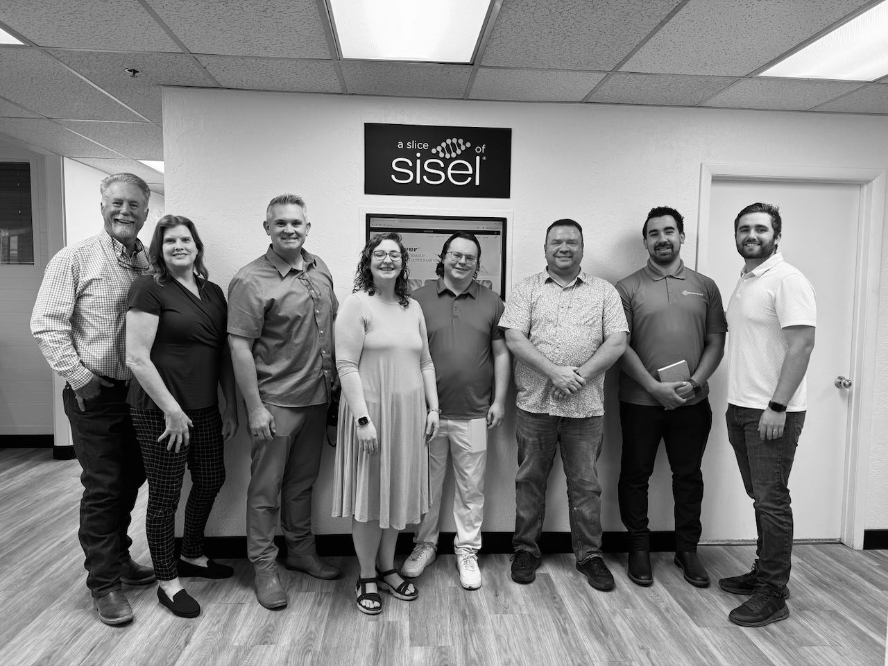 Devin at Sisel office