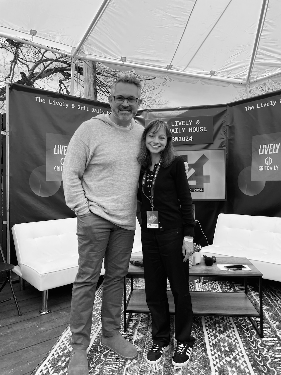 Devin at SXSW Grit Daily House